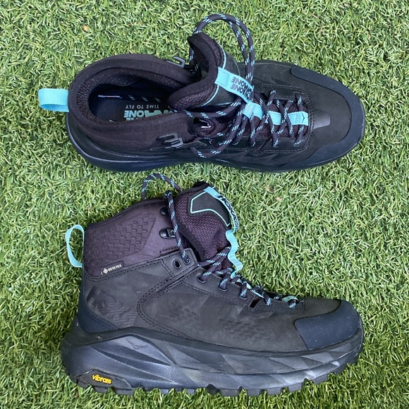 HOKA Kaha 2 GTX Black Boots Sz 7 - Picture 6 of 7